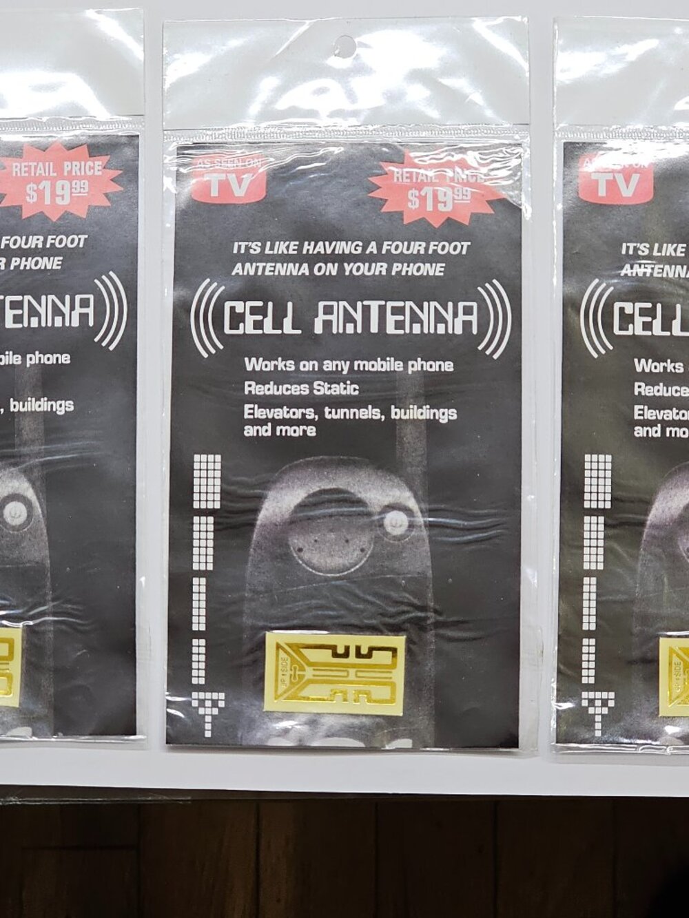 3 CELL PHONE ANTENNA SIGNAL BOOSTER STICKER PORTABLE ANTENNA LOT OF 3 NEW NIP